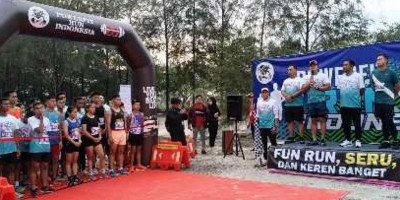 Ribuan Warga Meriahkan Fan Run 6K di Pantai Bali Lestari
