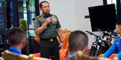 Panglima TNI Terima Audiensi Siswa-Siswi SMA Taruna Nusantara