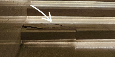Terowongan Silaturahmi Baru Diresmikan, namun Anak Tangga Sudah Pecah