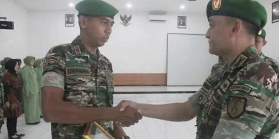 Dandim 0833/Kota Malang  Pimpin Korps Raport Perwira Pindah Satuan