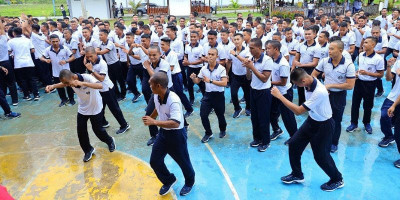 Koarmada III Gelar Olahraga Bersama Awal Tahun 2025 
