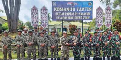 Letkol FAD Farid Commanding Officer TDM Kunjungi Kotis Nanga Badau,  Ini Tujuannya
