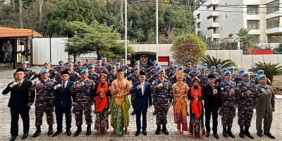 Satgas MTF TNI KONGA XXVIII-0/UNIFIL Raih Penghargaan dari Dubes RI di Lebanon