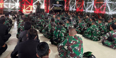 Dandim 1710/Mimika Beri Pengarahan kepada Segenap Prajurit dan PNS Kodim