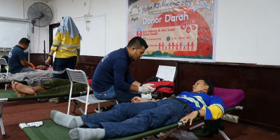NHM dan PMI Malut Gelar Donor Darah di Tambang Gosowong