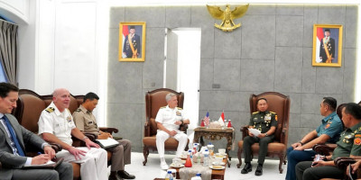Panglima TNI Terima Kunjungan Kehormatan Panglima Armada Pasifik AS Bahas Peningkatan Kerjasama Militer