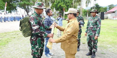 Kodim 1510/Sula Gelar Upacara Pembukaan TMMD Ke-123 Tahun 2025
