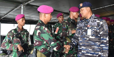 Jamin Keamanan dan Bina Kemampuan Tempur, Koarmada RI Gelar Operasi Trisila -25