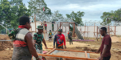 Kerja Keras Berkualitas, TMMD Ke-123 Bangun Rumah Kokoh Bermanfaat Jangka Panjang
