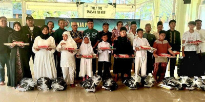 Pokja PWI Jaksel Gelar Aksi Peduli Anak Yatim Sambut Ramadhan