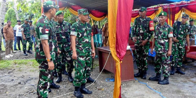 Pangdam XV/Pattimura Tinjau Lokasi TMMD ke-123 Kodim 1510/Sula