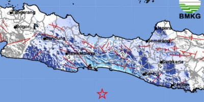 Gempa Magnitudo 5,0 Guncang Cilacap, Terasa di Sejumlah Wilayah