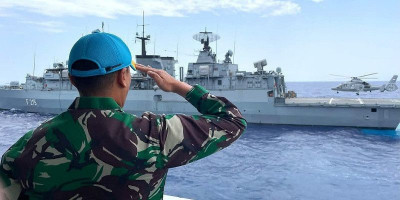 Seluruh Unsur MTF Laksanakan Advance Maneuvering Exercise di Laut Mediterania