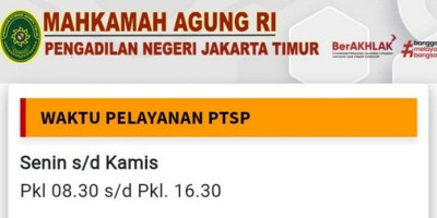 Berkas Diterima Menit Terakhir, Ada Apa dengan Pelayanan PTSP PN Jakarta Timur?