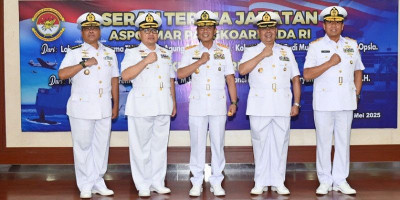 Sertijab Koarmada RI: Pangkoarmada Apresiasi Pengabdian Pejabat Lama
