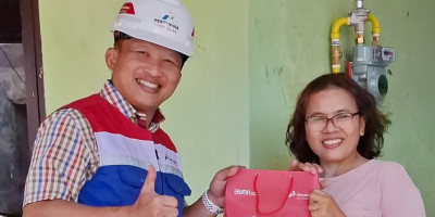 Warga Perumahan Rosinton Raya Batam Mulai Nikmati Gas Bumi dari Program GasKita PGN