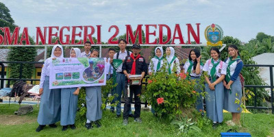 GRAS Rayakan HUT ke-7 dengan Edukasi Lingkungan di SMAN 2 Medan