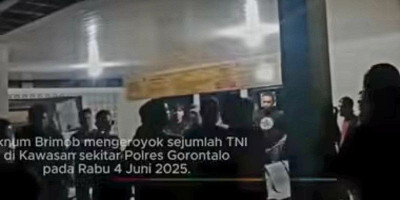 Diduga Mabuk, Oknum Brimob Keroyok Anggota TNI Gegara Motor