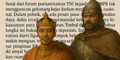 Surat Purnawirawan, Peringatan untuk Dinasti Solo?
