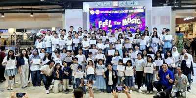 Vocaganza Students Concert 2025 Guncang Botani Square Bogor