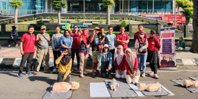 HIPGABI Jateng dan UNIMUS Gelar Edukasi Bantuan Hidup Dasar di CFD Simpang Lima