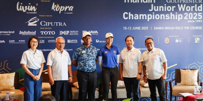 Rayhan Siap Pertahankan Gelar di Mandiri Ciputra Golfpreneur Junior World Championship 2025