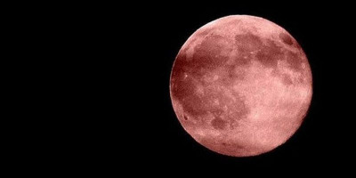 Fenomena Langka Strawberry Moon Hiasi Langit Malam Ini