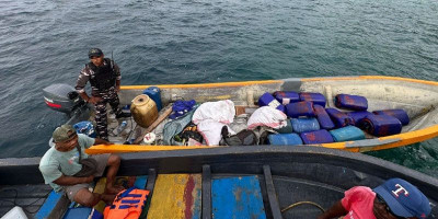 TNI AL Gagalkan Dua Penyelundupan Lintas Batas RI-PNG