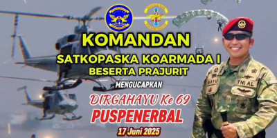 Dansat Kopaska Koarmada I Ucapkan Selamat HUT ke-69 Puspenerbal