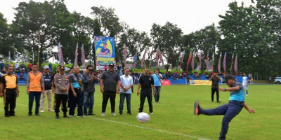 Danlanud Jenderal Besar Soedirman Buka Open Tournament Sepak Bola Danlanud Cup XXIII Tahun 2025