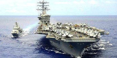 Kapal Induk USS Nimitz Lewati Selat Indonesia, TNI Bertindak