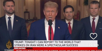 AS Gempur Tiga Fasilitas Nuklir Iran, Trump Ancam Serangan Susulan Jika Teheran Tak Berdamai