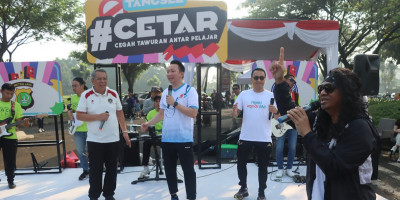 Sambut Hari Bhayangkara, Polres Tangsel Gelar Panggung Edukatif Hingga Pelayanan Publik di CFD Bintaro