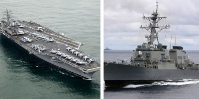 Gunakan Hak Lintas Transit, Kapal Induk AS USS Nimitz Lintasi Selat Malaka
