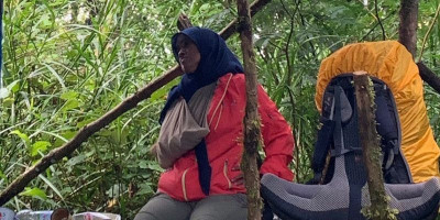 Pendaki Berpengalaman TRAMP Cedera Saat Turun Gunung Slamet