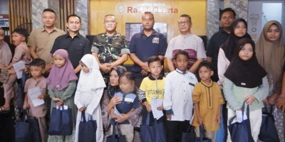 Ultah ke-2 Radar Jakarta, Kebahagiaan Dibagi Bersama Anak Yatim