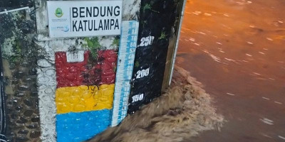 Hujan di Bogor Timur Picu Kenaikan Tinggi Muka Air