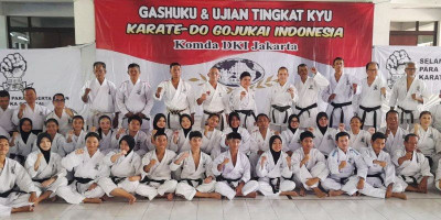 Gojukai DKI Jakarta Cetak Karateka Tangguh, Ratusan Anggota Ikut Gashuku dan Ujian Kenaikan Tingkat