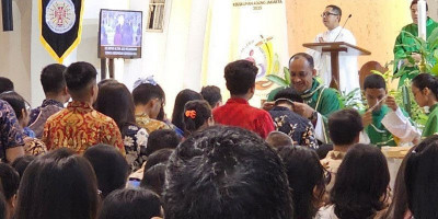 OMK Paroki St. Albertus Harapan Indah Bekasi Dilantik, Siap Lanjutkan Karya Pelayanan