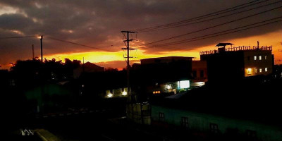 Senja Menawan di Kota Ruteng, Lukisan Alam yang Tak Pernah Sama