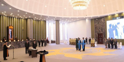 Ketua MA Lantik Dua Ketua PTTUN, Ingatkan Jabatan Adalah Amanah dan Ladang Amal