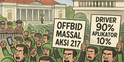 50 Ribu Driver Ojol Kepung Istana Hari Ini, Tuntut UU Transportasi Online dan Mogok Massal