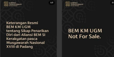 UGM dan Undip Mundur dari BEM SI, Protes Kedekatan Aliansi dengan Penguasa