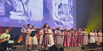 Danguskamla Koarmada III Hadiri Pagelaran Musikal Cahaya Hati, Dukung Pendidikan Anak Tunanetra Ganda