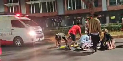 Korban Tabrak Lari Diselamatkan First Responder dan Perawat Muda Calon Karyawan RS Eka Hospital