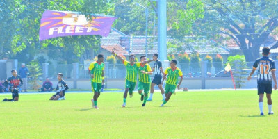 Koarmada III Tumbangkan Marinir Wiltim Lewat Drama Adu Penalti