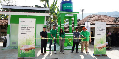 Manulife Indonesia Resmikan Sarana Air Bersih dan Sanitasi untuk Ribuan Warga Kampung Pasir Angin, Bogor