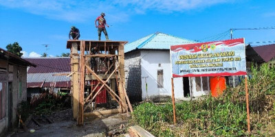 Pembangunan Sumur Bor dan Tower Air Bersih Desa Kamanglale Dikebut 