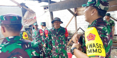 Tim Wasev Tinjau TMMD 125 Kodim 1506/Namlea Kabupaten Buru Selatan