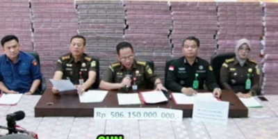 Kejati Sumsel Sita Uang Rp506 Miliar Kasus Kredit Bank Plat Merah